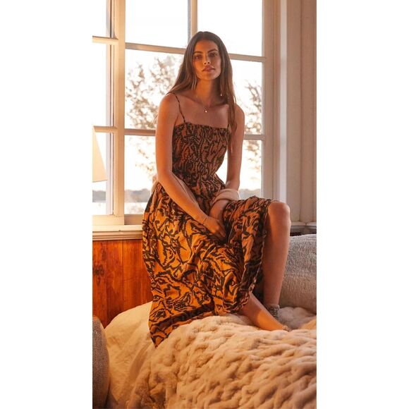 Anthropologie smocked dress - Picture 1 of 8